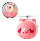 Ventilador De Bolsa Com Espelho E Led Pig Maquiagem 3 Em 1