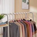 Kit 10 Cabides de metal slim estiloso Conjunto Rose