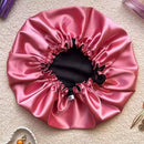 Frizzero | Touca De Cetim Grande Dupla Face Ajustável Cabelo Anti Frizz