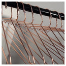 Kit 10 Cabides de metal slim estiloso Conjunto Rose