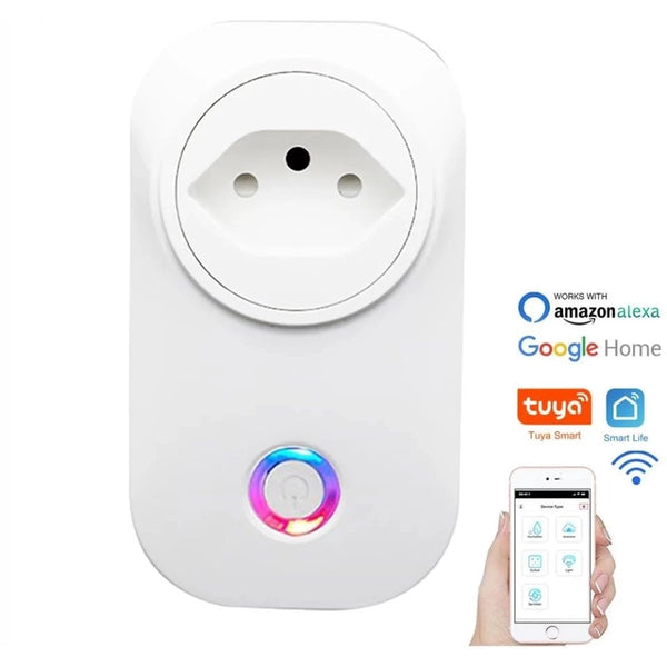 Tomada casa inteligente smart house plug Wi-fi Alexa App 10a