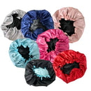 Frizzero | Touca De Cetim Grande Dupla Face Ajustável Cabelo Anti Frizz