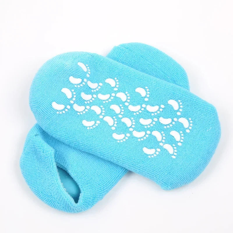 Meia hidratante de Silicone com tecido | skincare