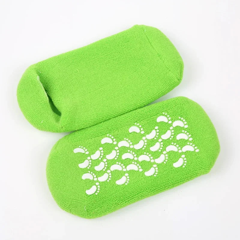 Meia hidratante de Silicone com tecido | skincare