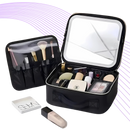 Make Bag | Maleta De Maquiagem Com Espelho E Luz Led Deluza