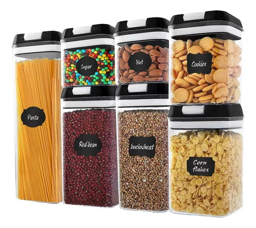 Kit Organizador Hermético para Alimentos Freshkeep – 7 Peças
