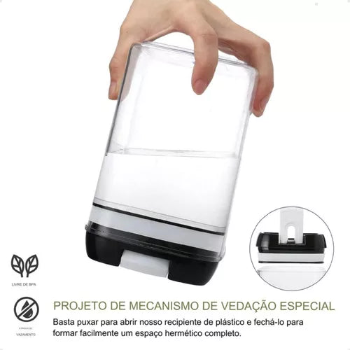Kit Organizador Hermético para Alimentos Freshkeep – 7 Peças